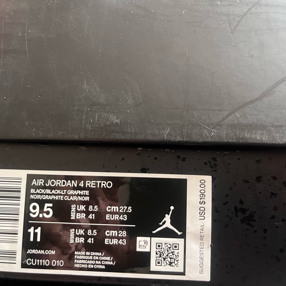 Black Cat Jordan 4’s !!!!